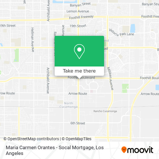 Mapa de Maria Carmen Orantes - Socal Mortgage