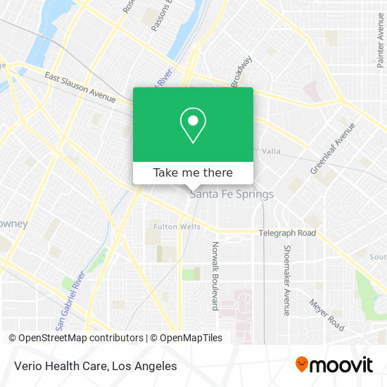 Verio Health Care map