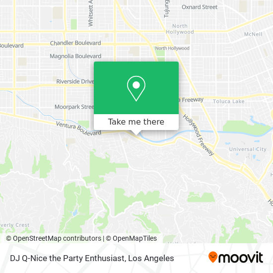 Mapa de DJ Q-Nice the Party Enthusiast