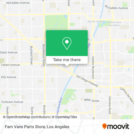 Fam Vans Parts Store map