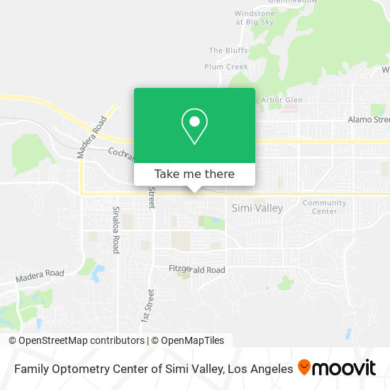 Family Optometry Center of Simi Valley map