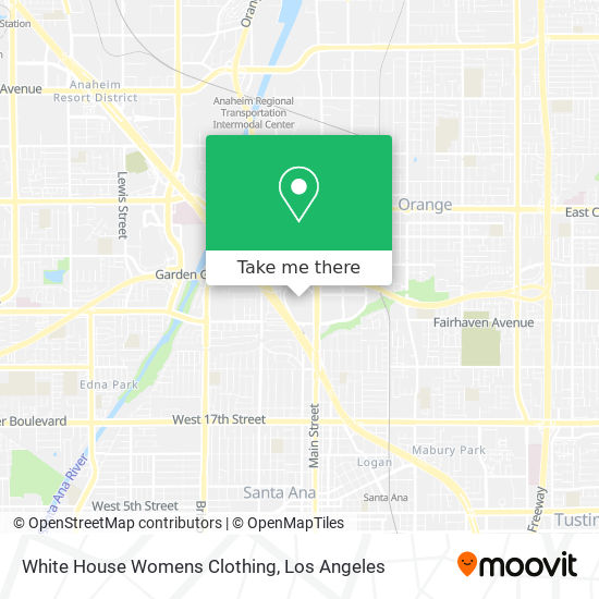 White House Womens Clothing map