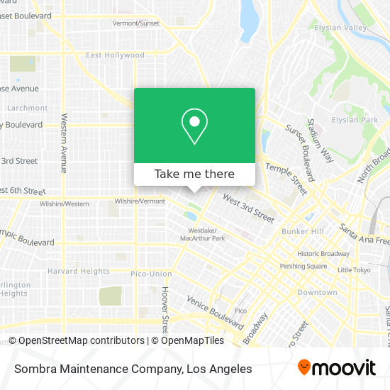 Sombra Maintenance Company map