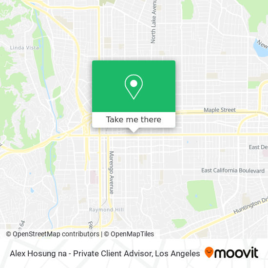 Alex Hosung na - Private Client Advisor map