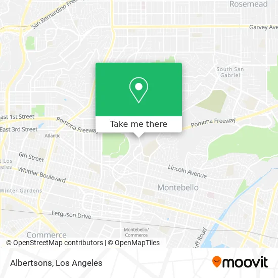 Driving Directions To Albertsons How To Get To Albertsons In Montebello By Bus Or Train?
