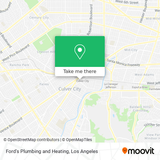 Ford's Plumbing and Heating map