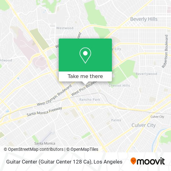 Guitar Center (Guitar Center 128 Ca) map