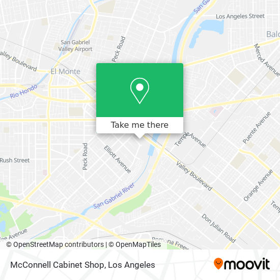 McConnell Cabinet Shop map