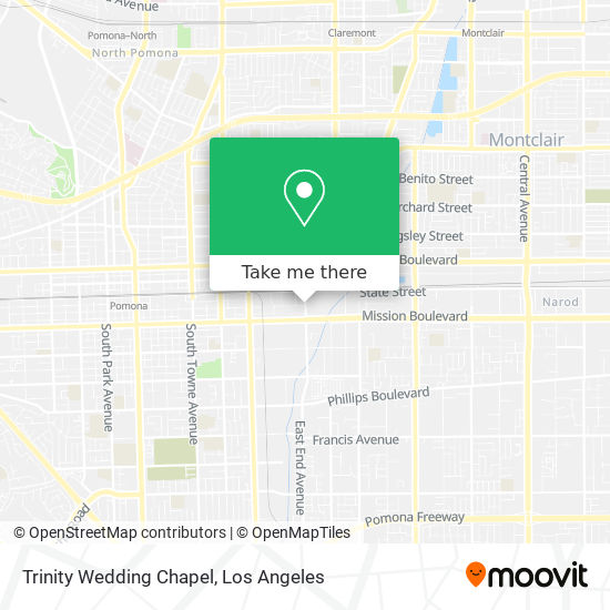 Trinity Wedding Chapel map