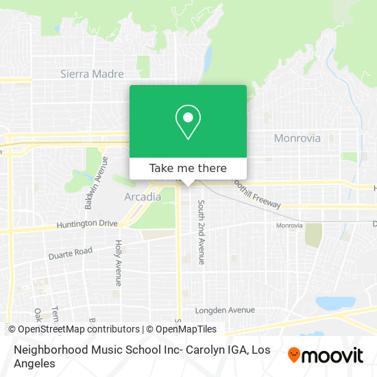 Mapa de Neighborhood Music School Inc- Carolyn IGA