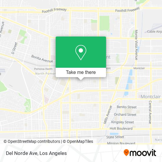 Mapa de Del Norde Ave