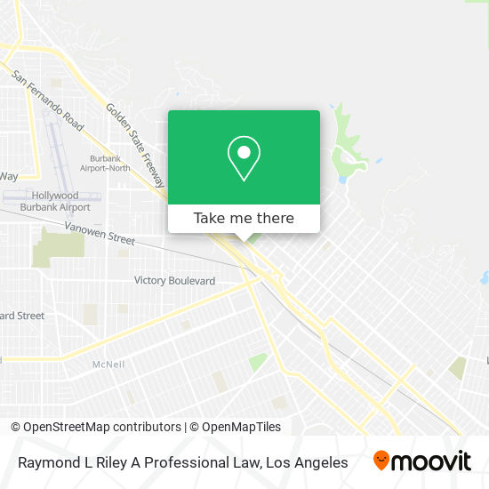Raymond L Riley A Professional Law map
