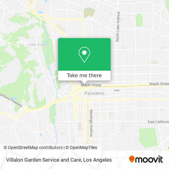 Villalon Garden Service and Care map