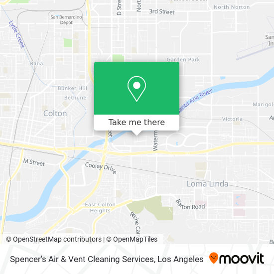 Mapa de Spencer's Air & Vent Cleaning Services