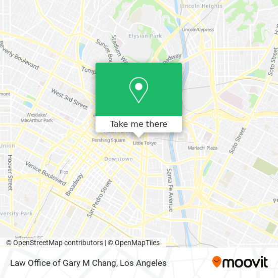 Law Office of Gary M Chang map