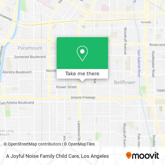 A Joyful Noise Family Child Care map