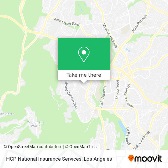 HCP National Insurance Services map