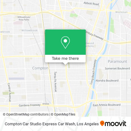 Compton Car Studio Express Car Wash map