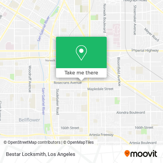 Bestar Locksmith map