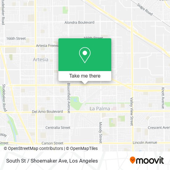 South St / Shoemaker Ave map