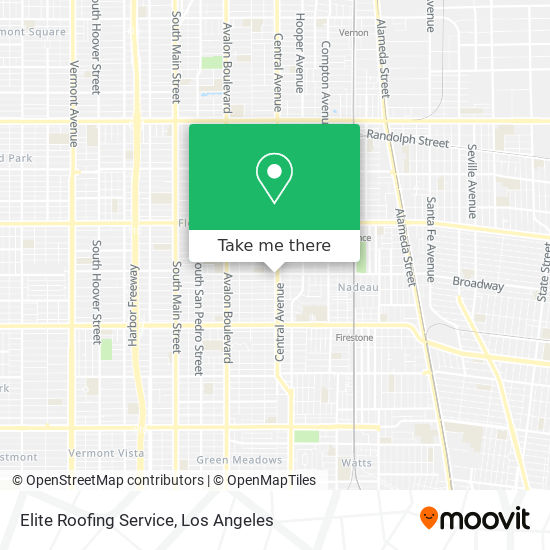 Elite Roofing Service map