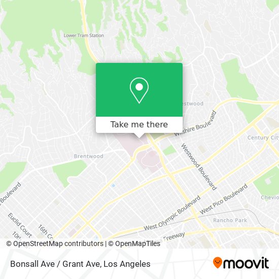 Mapa de Bonsall Ave / Grant Ave