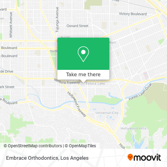 Embrace Orthodontics map