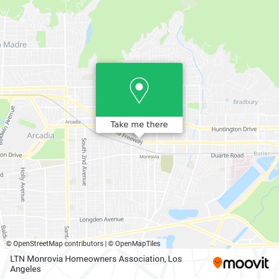 Mapa de LTN Monrovia Homeowners Association