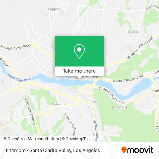Mapa de Fit4mom - Santa Clarita Valley