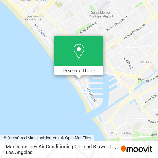 Mapa de Marina del Rey Air Conditioning Coil and Blower CL