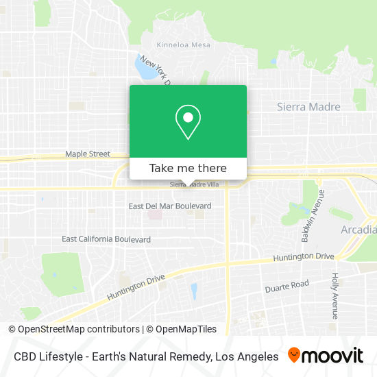 Mapa de CBD Lifestyle - Earth's Natural Remedy