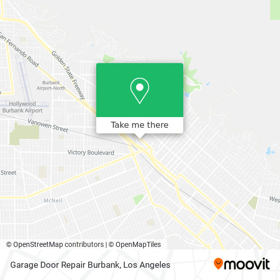 Garage Door Repair Burbank map