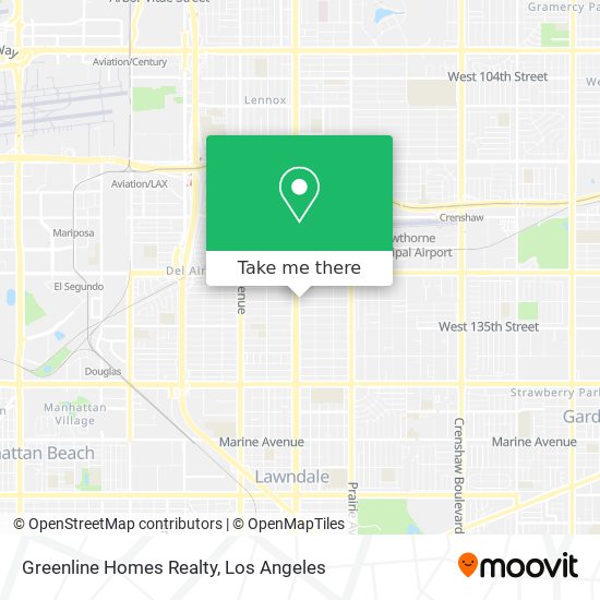 Greenline Homes Realty map