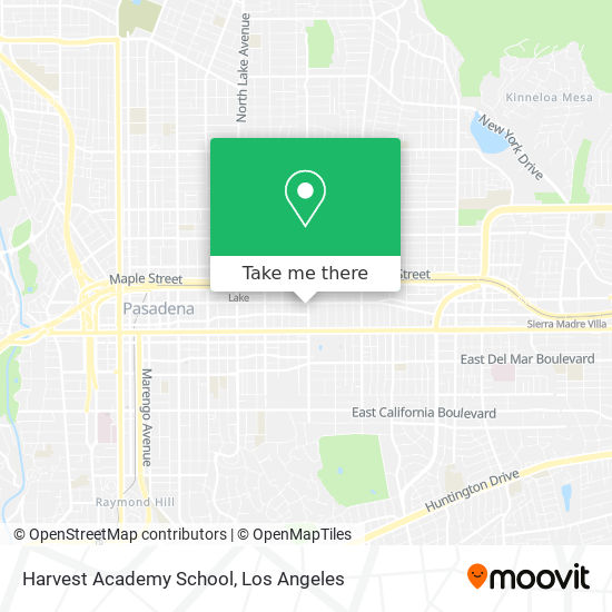 Harvest Academy School map