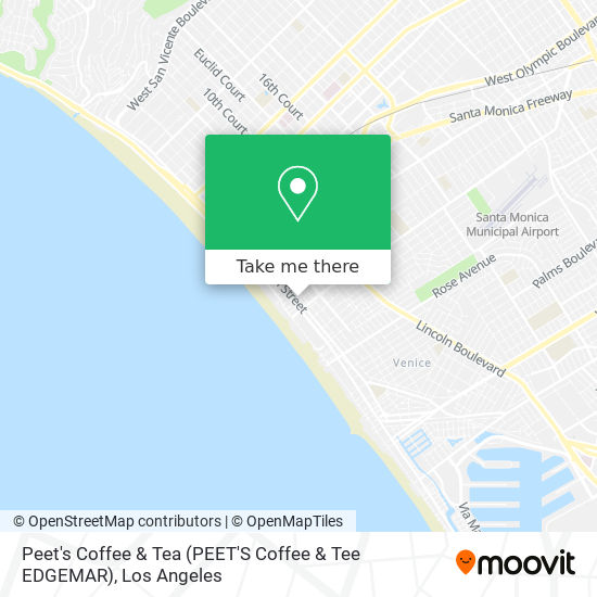 Mapa de Peet's Coffee & Tea (PEET'S Coffee & Tee EDGEMAR)