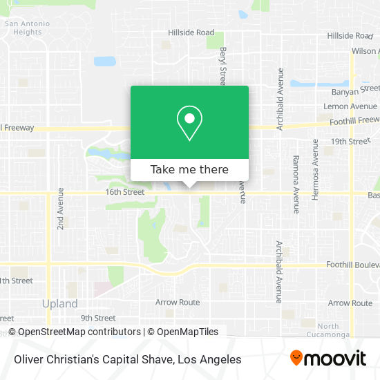 Mapa de Oliver Christian's Capital Shave