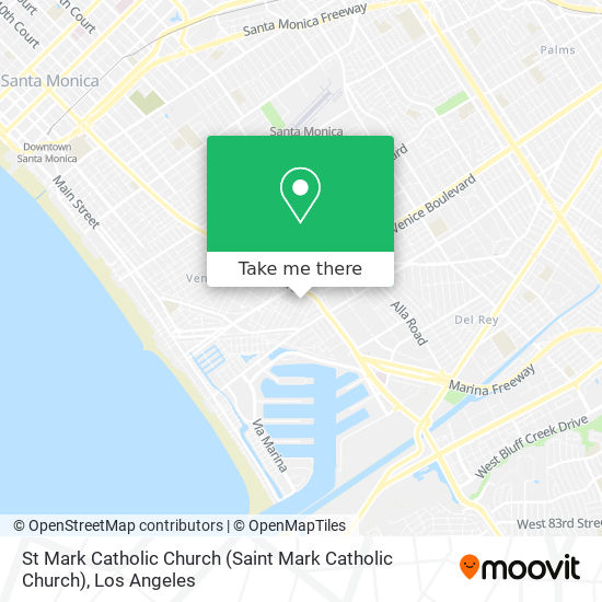 St Mark Catholic Church map