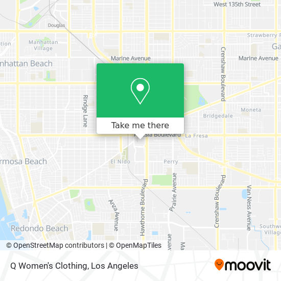 Q Women's Clothing map