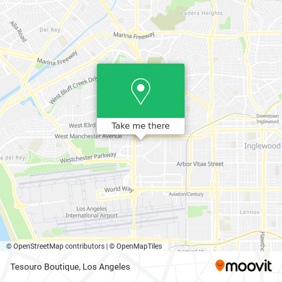 Tesouro Boutique map