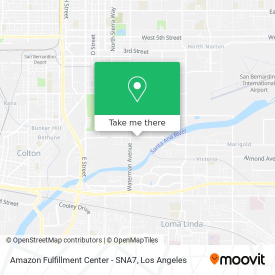 Mapa de Amazon Fulfillment Center - SNA7