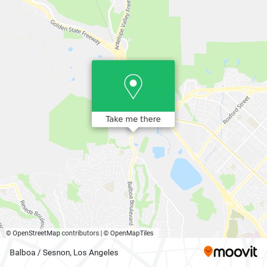 Balboa / Sesnon map