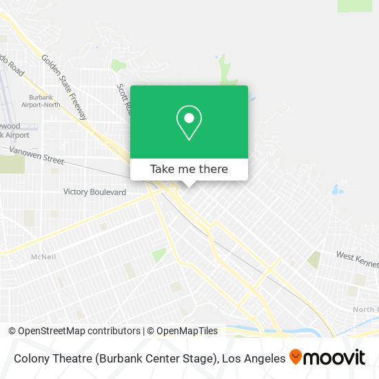 Colony Theatre (Burbank Center Stage) map