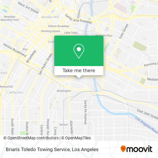 Brian's Toledo Towing Service map