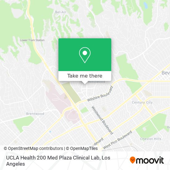 UCLA Health 200 Med Plaza Clinical Lab map