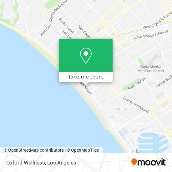 Oxford Wellness map