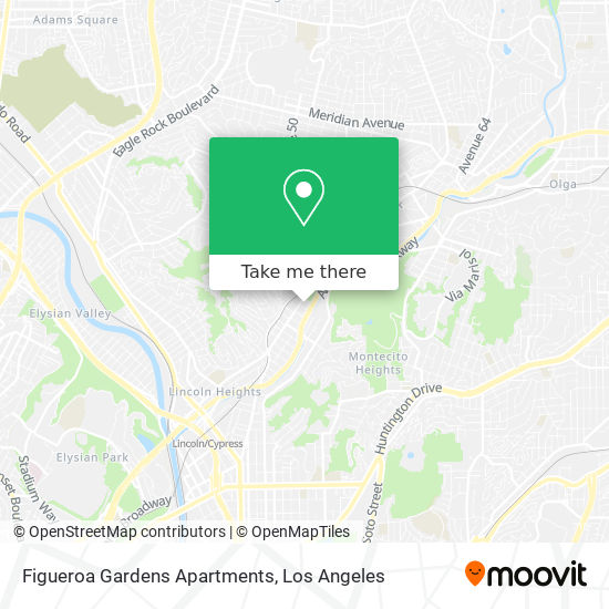 Mapa de Figueroa Gardens Apartments