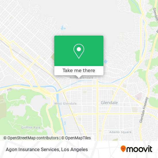 Agon Insurance Services map