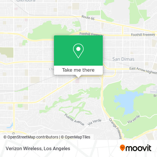 Verizon Wireless map