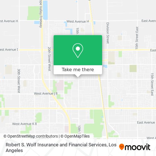 Robert S. Wolf Insurance and Financial Services map