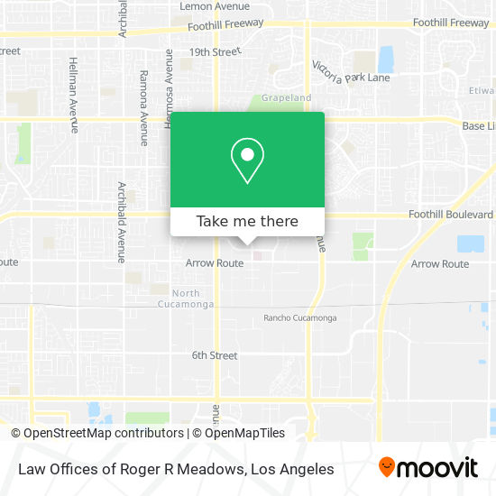 Law Offices of Roger R Meadows map